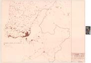 Planta de aglomerados e principais vias de comunicação do Plano Diretor da Região de Lisboa (inquérito e análise).
