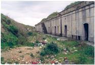 Corredores das edificações do Forte de Alpena.