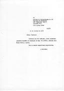 Correspondência e documentos das finanças.