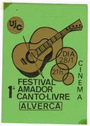 Festival Amador de Canto Livre.
