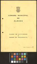 Planos de atividades e bases do orçamento.
