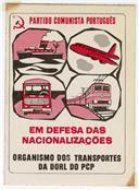 Em defesa das Nacionalizações.