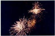 Fogo de artifício.