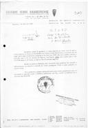 Correspondência recebida.