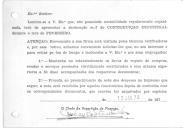 Correspondência e documentos das finanças.