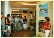 Inauguração de exposição de pintura na sala da Junta de Freguesia de Almada.