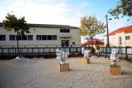 Obras de requalificação do Parque Infantil da Rua Clube Recreativo do Feijó.