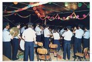 Concerto de banda filarmónica em arraial popular de São João, Almada.