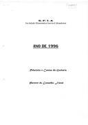 Relatório de Contas, 1996.