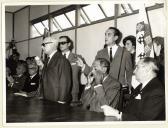 Cerimónia de inauguração da secção do Liceu D. João de Castro em Almada. 