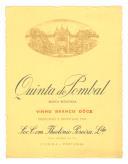 Rótulo de vinho branco dôce Quinta do Pombal.