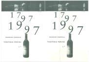 Folheto: Vinhos selecção Theotónio Pereira Natal 2000.