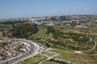Vista aérea do Parque da Paz, Feijó.