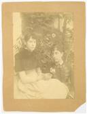 Retrato de Clara e Virgínia Hermann Pereira em jovens.