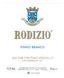 Rótulo de vinho branco Rodizio.