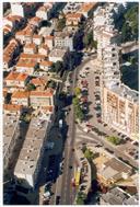 Fotografia aérea do concelho de Almada.