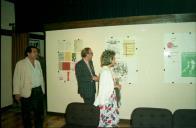 Visita de abertura da exposição de homenagem a Luiz Francisco Rebello.