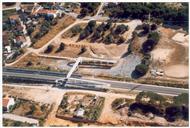 Fotografia aérea do concelho de Almada.