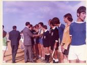 Entrega de medalhas.