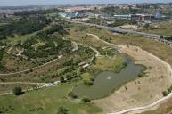 Vista aérea do Parque da Paz, Feijó.