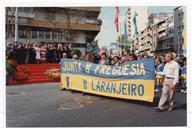 Desfile da Junta de Freguesia do Laranjeiro nas comemorações do 25 de abril.