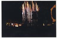 Fogo de artifício nas comemorações do 25 de abril.