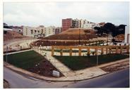 Construção do jardim envolvente do Complexo Desportivo do Feijó.