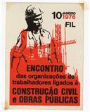 Encontro de trabalhadores da Construção Civil.
