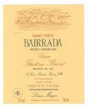 Rótulo de vinho tinto Bairrada, reserva de 1987, Selecção Theotónio Pereira.