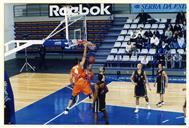 Jogo Basquetebol entre Portugal Telecom e Futebol Clube de Gaia.