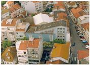 Fotografia aérea da Sociedade Filarmónica Incrível Almadense.