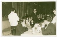Discurso no banquete de homenagem a Luís Teotónio Pereira prestada pelos funcionários da Companhia de Seguros Fidelidade.