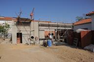 Obras de construção do Jardim de Infância da Escola Básica do Primeiro Ciclo n.º 1 do Feijó.  