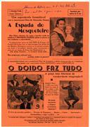Cinema ambulante: "A espada do Mosqueteiro" e "O doido faz tudo".