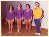 Equipa feminina de ginástica do Ginásio Clube do Sul.