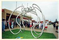 Inauguração do Monumento aos 25 anos do Poder Local, Charneca de Caparica.