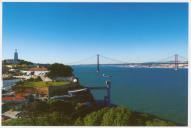 Vista do Jardim do Castelo: Almada.