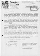 Correspondência expedida e recebida.