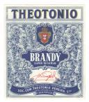 Rótulo e gargantilha de Brandy super reserva, Theotonio.