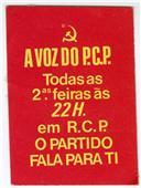 A voz do P.C.P..