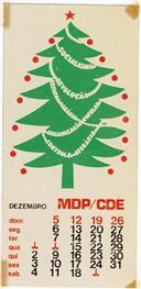 Calendário MDP Dezembro.
