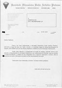 Correspondência expedida.