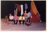 Cena da peça de teatro "Riego" na Casa da Cerca.