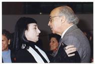 A cantora Mísia e José Saramago.