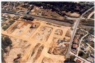 Fotografia aérea do concelho de Almada.