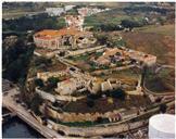 Vista aérea sobre o Forte de S. Sebastião.