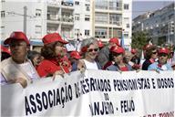 Desfile da Associação de Reformados, Pensionistas e Idosos do Laranjeiro-Feijó.