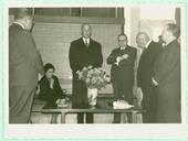 Luís Teotónio Pereira e Pedro Teotónio Pereira em sessão solene.