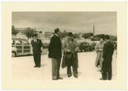 Pedro Teotónio Pereira e António de Oliveira Salazar em Belém.