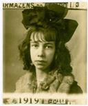 Retrato de Virgínia Maria Hermann Pereira em jovem.